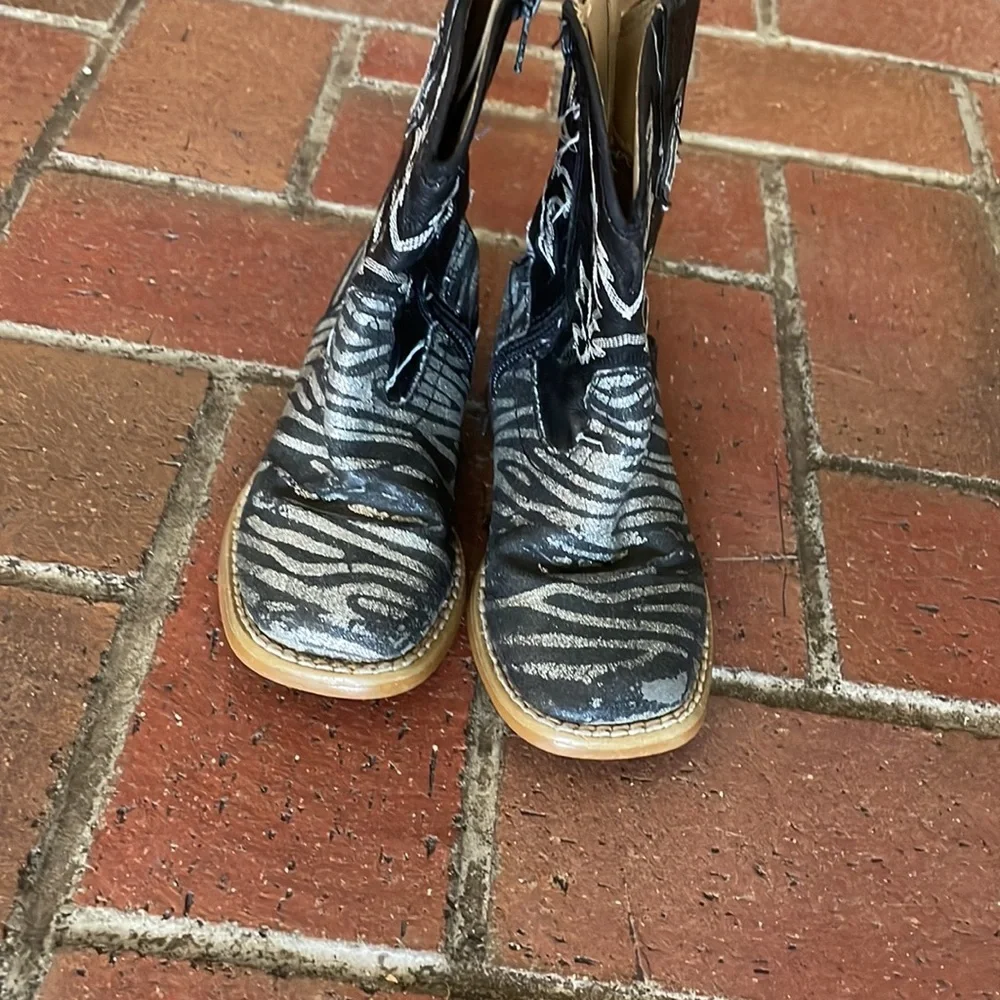 Roper Infant‎ Zebra Cowboy Boots
